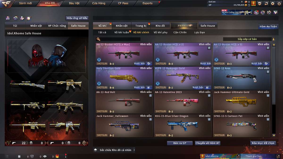 shop acc cf uy tin gia re